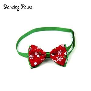2019 Manufacturers direct Christmas pet cat collar bow fashion dog tie pet collar with bells