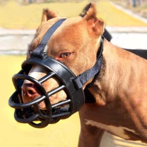 Customizable Soft Dog Muzzle with Reflective Straps Adjustable Anti-Bite Pet Mask with Solid Pattern OEM Dog Muzzles