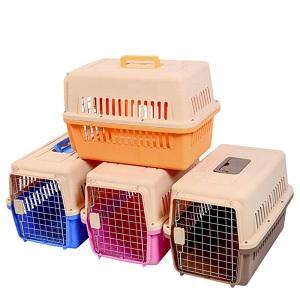 Dog carrier ABS+PP materials pet air cage travel multi-model pet carrier airline approved for small and big pets 