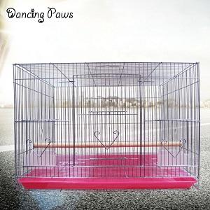 Plating iron wire big size for large bird cage with tray 60*40*40 