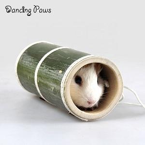 Small Animal Toy for Squirrel Guinea Pig Hedgehog  Summer Cool Bamboo tunnel Single-Channel Cooling Cold Hamster Toy