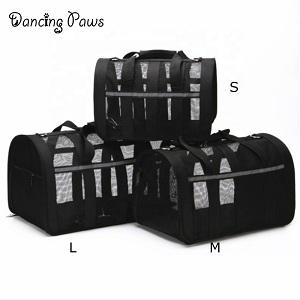 Pet supplies cat handbag breathable mesh foldable cat dog out carrying bag large capacity pet bag 