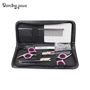 Wholesale customized eco-friendly cutting shaving pet dog grooming scissors set 