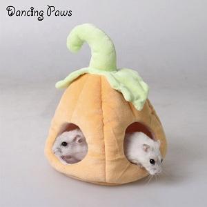 pumpkin shape Dutch pig honey bag flying squirrel sleeping bed cotton nest keeps warm hamster nest