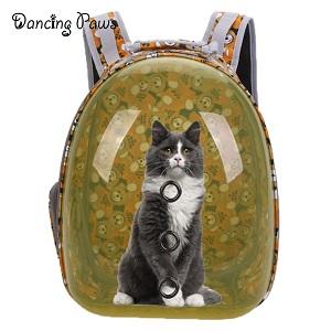 New transparent cat bag outdoor portable pet space bag breathable dog bag pet backpack 